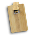 agogo Bamboo Credit Card Flash Drive 8GB