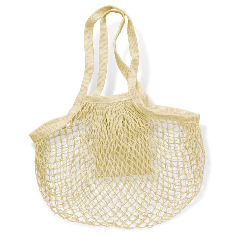 agogo Cotton Mesh Foldaway Tote Bag