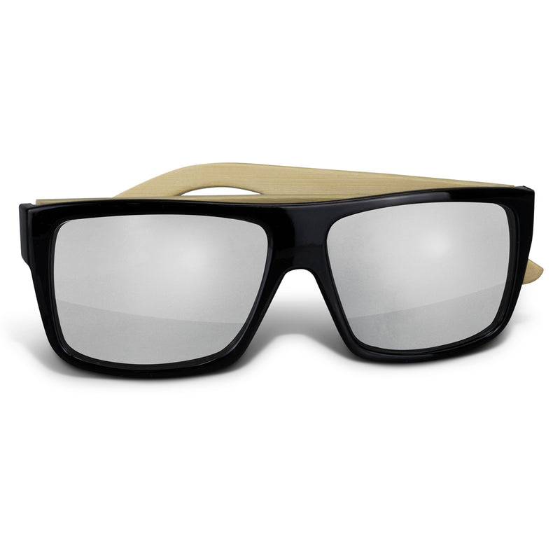 agogo Maui Mirror Lens Sunglasses - Bamboo