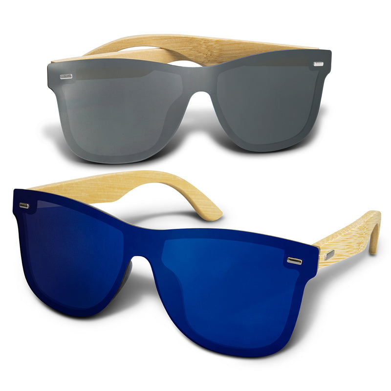 agogo Ryder Mirror Lens Sunglasses - Bamboo