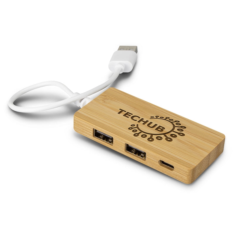 agogo Bamboo USB Hub
