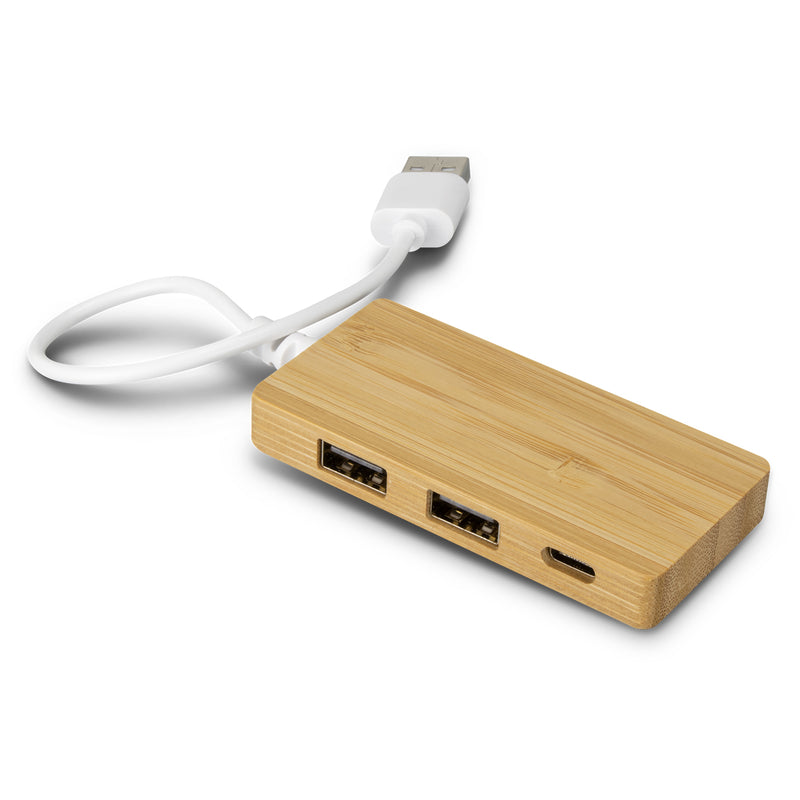 agogo Bamboo USB Hub