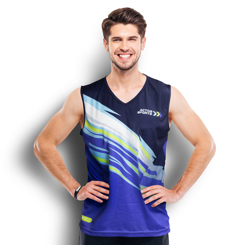 agogo Custom Mens Performance Singlet