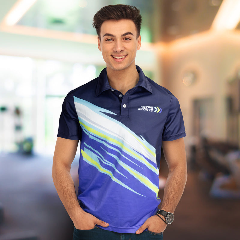 agogo Custom Mens Sports Polo