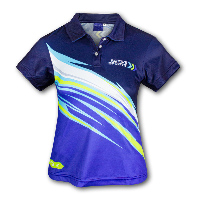 agogo Custom Womens Sports Polo