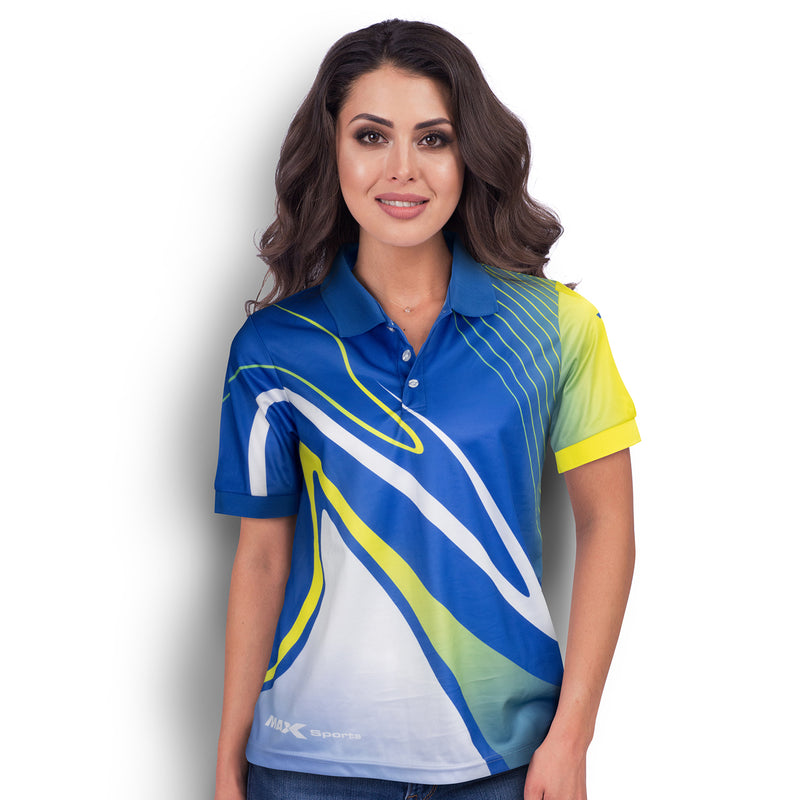 agogo Custom Womens Premium Sports Polo