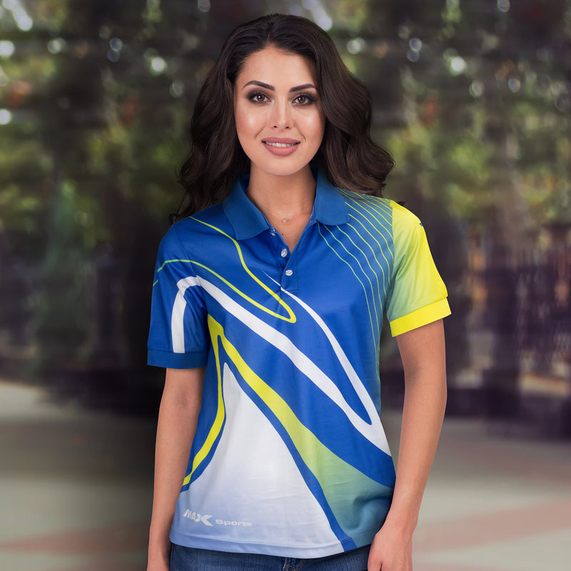 agogo Custom Womens Premium Sports Polo