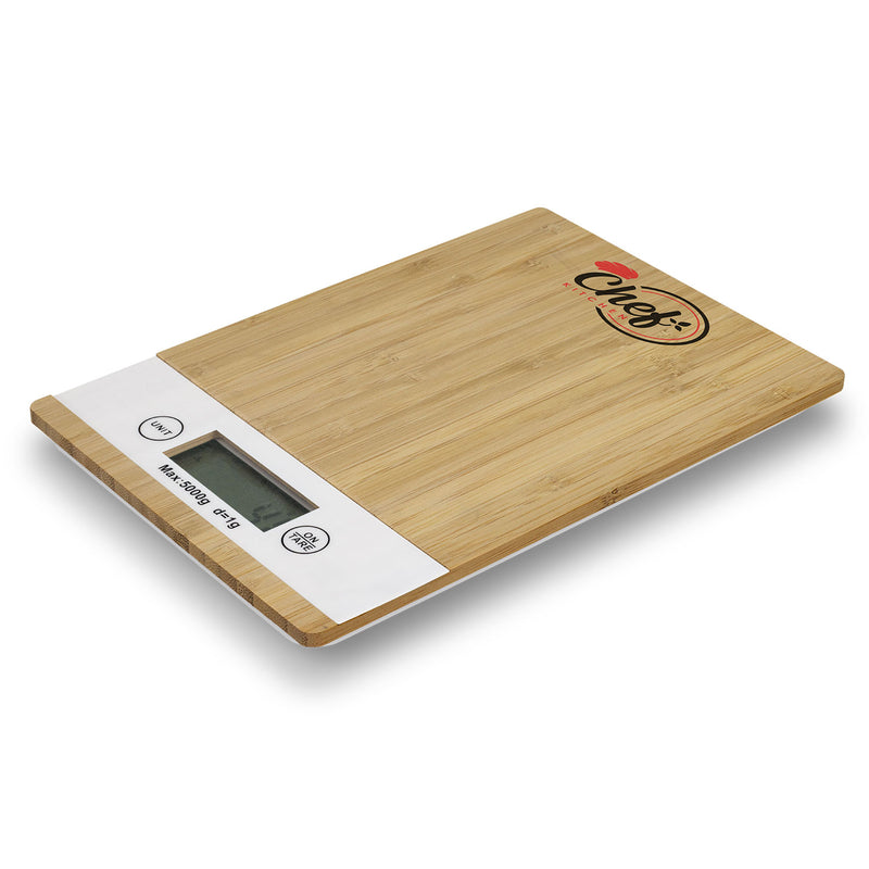 agogo Bamboo Kitchen Scale