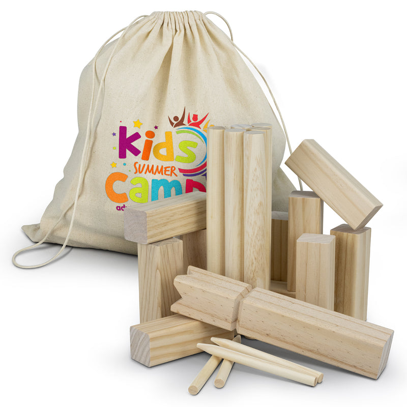 agogo Kubb Wooden Game