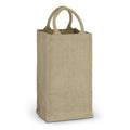 agogo Jute Four Bottle Wine Carrier