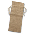 agogo Jute Wine Drawstring Bag