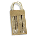 agogo Serena Jute Double Wine Carrier