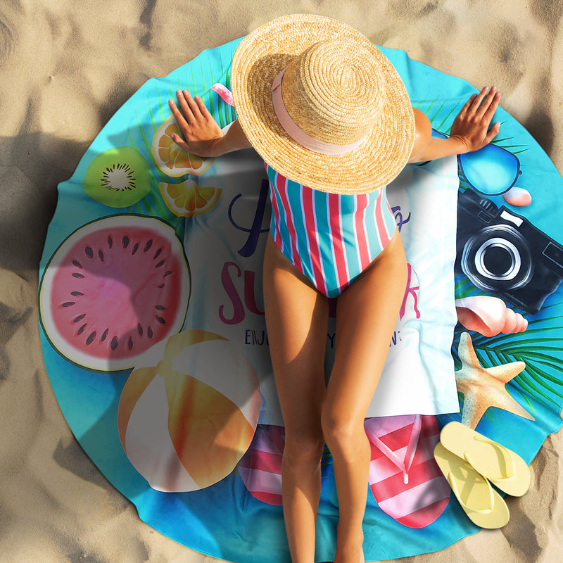 agogo Paradiso Beach Towel - Full Colour