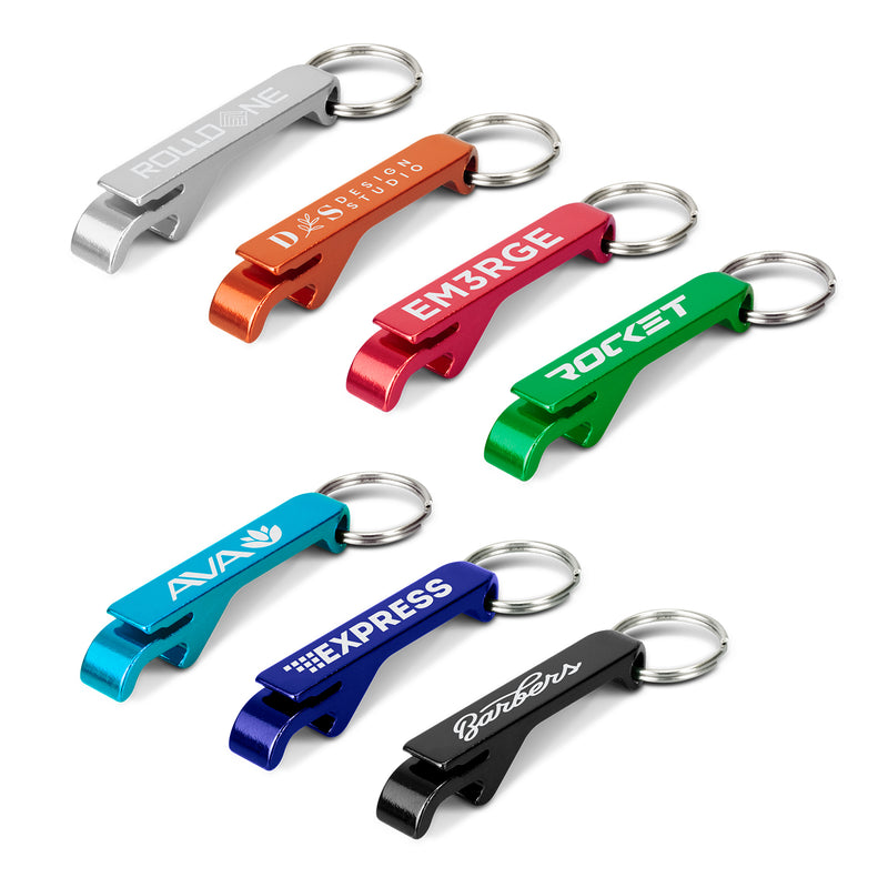 agogo Snappy Metal Bottle Opener Key Ring