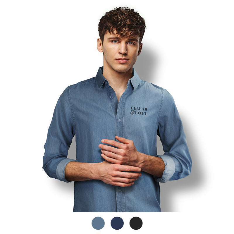 agogo Chester Men's Denim Shirt