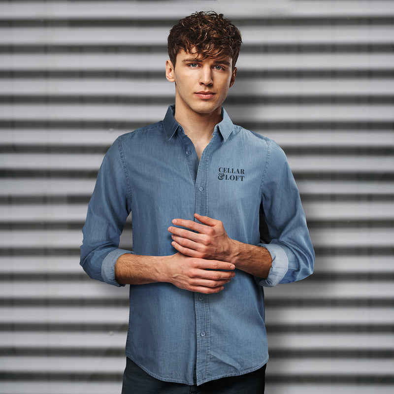 agogo Chester Men's Denim Shirt