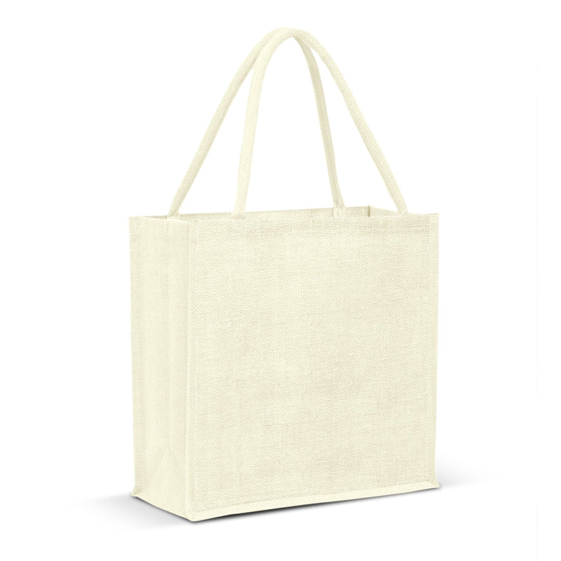 agogo Monza Jute Tote Bag - Colour Match