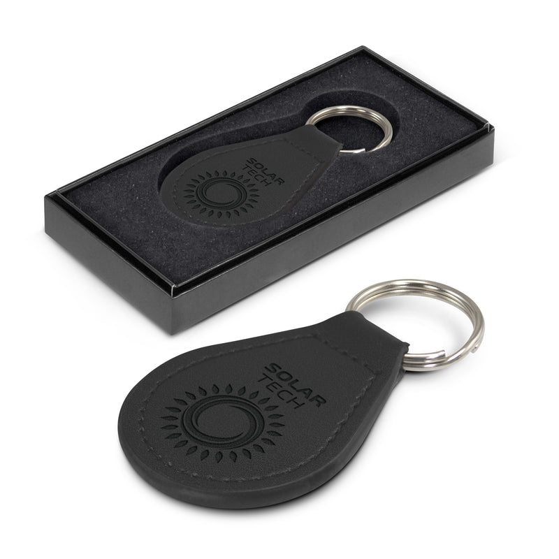 agogo Prince Leather Key Ring - Round