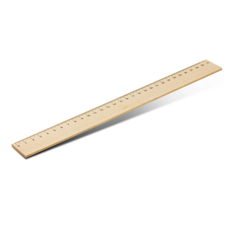 agogo Wooden 30cm Ruler