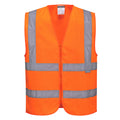 Portwest Hi-Vis Zipped Band & Brace Vest