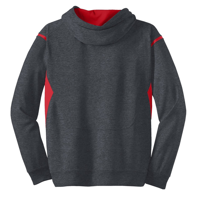 Graphite Heather/True Red