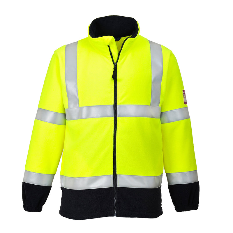 Portwest Flame Resistant Anti Static Hi-Vis Fleece