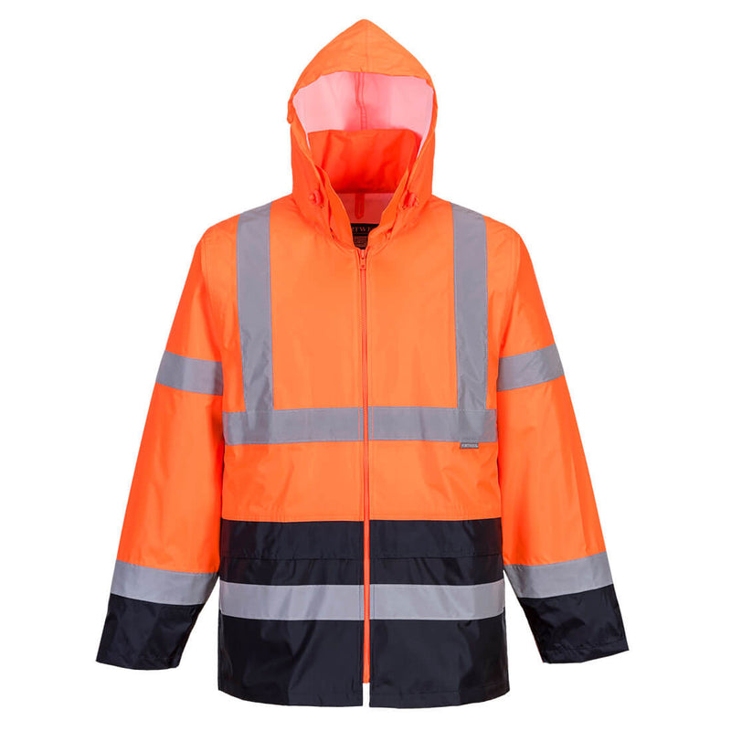 Portwest Hi-Vis Two-Tone Rain Jacket