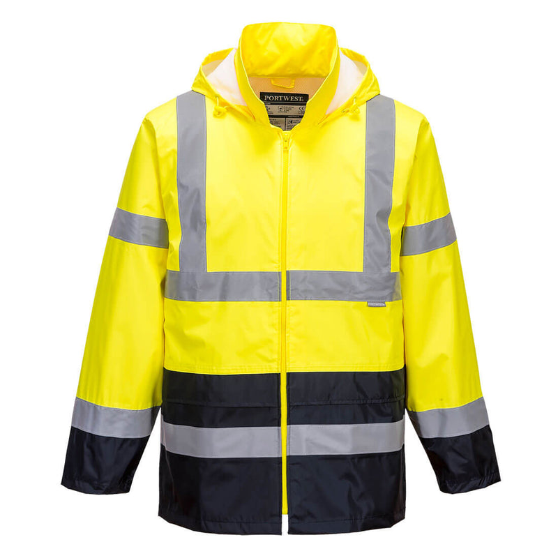 Portwest Hi-Vis Two-Tone Rain Jacket