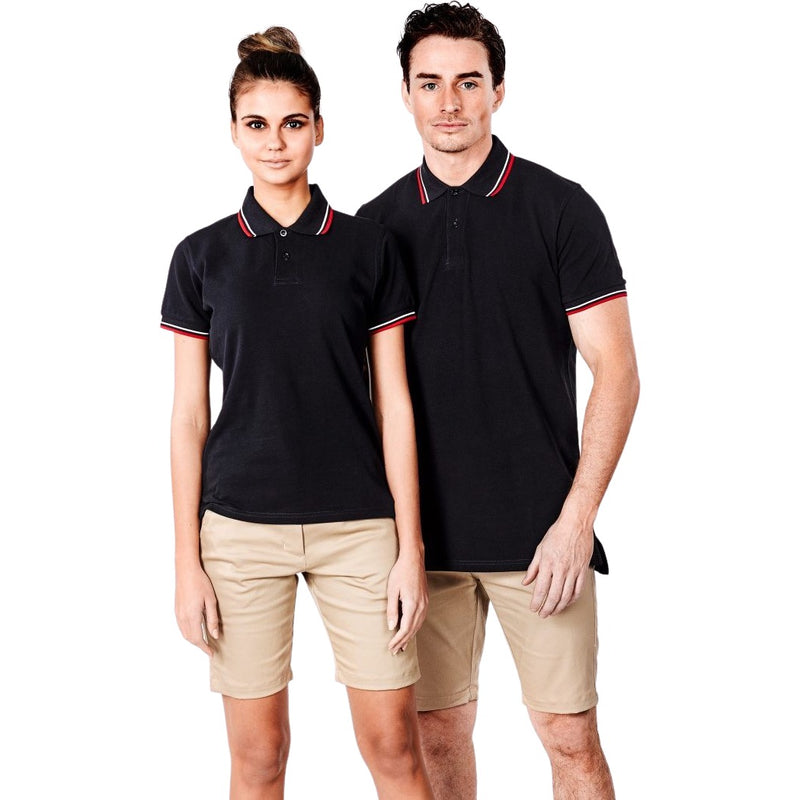 identitee Bobby Womens Premium Cotton Polo w/ Contrast Trim