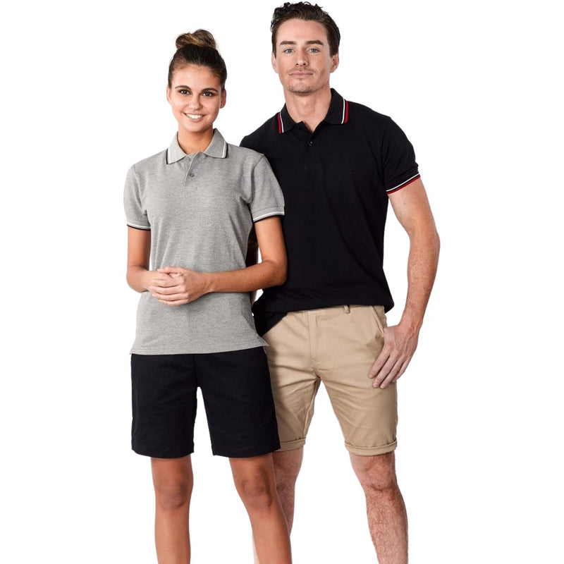 identitee Bobby Womens Premium Cotton Polo w/ Contrast Trim