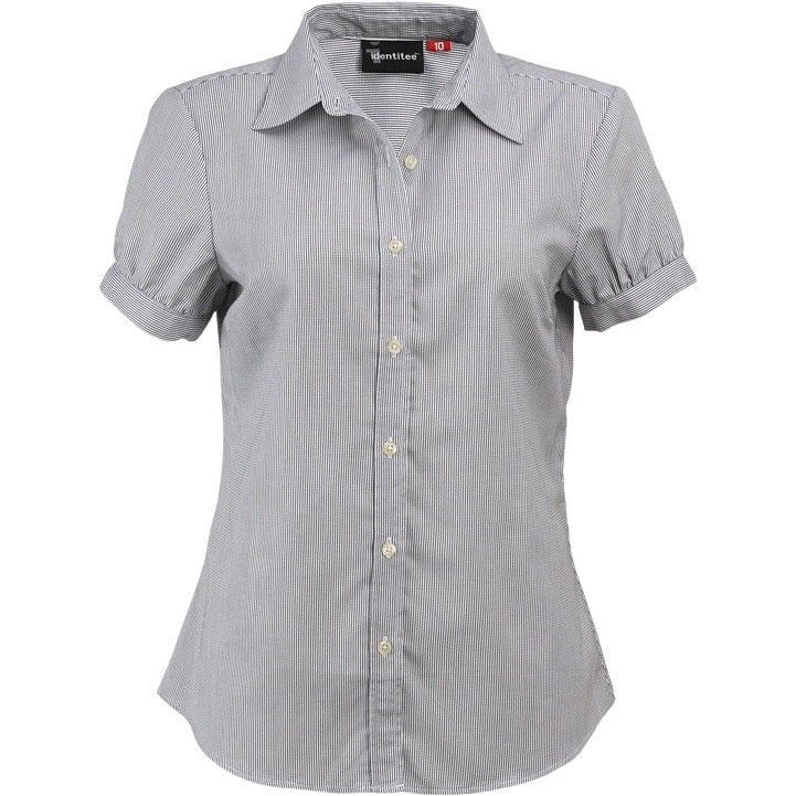 identitee Sussex Womens Short-Sleeve Corporate Check Shirt