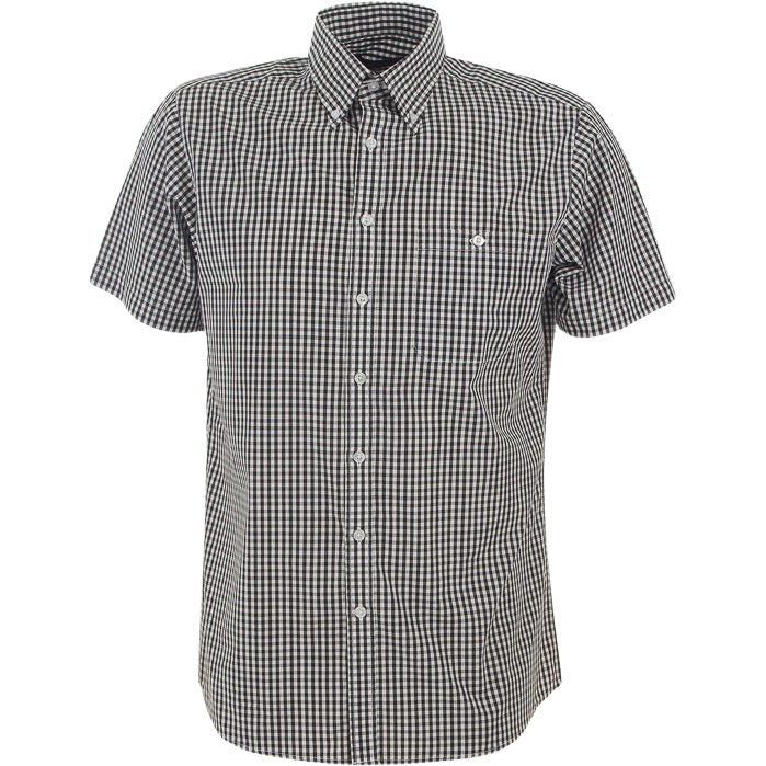 identitee Miller Mens Short-Sleeve Gingham Check