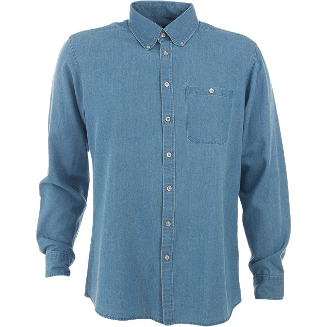 identitee Dylan Mens Long-Sleeve Denim Shirt