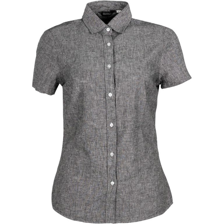 identitee Floyd Womens Short-Sleeve Linen Cotton Shirt
