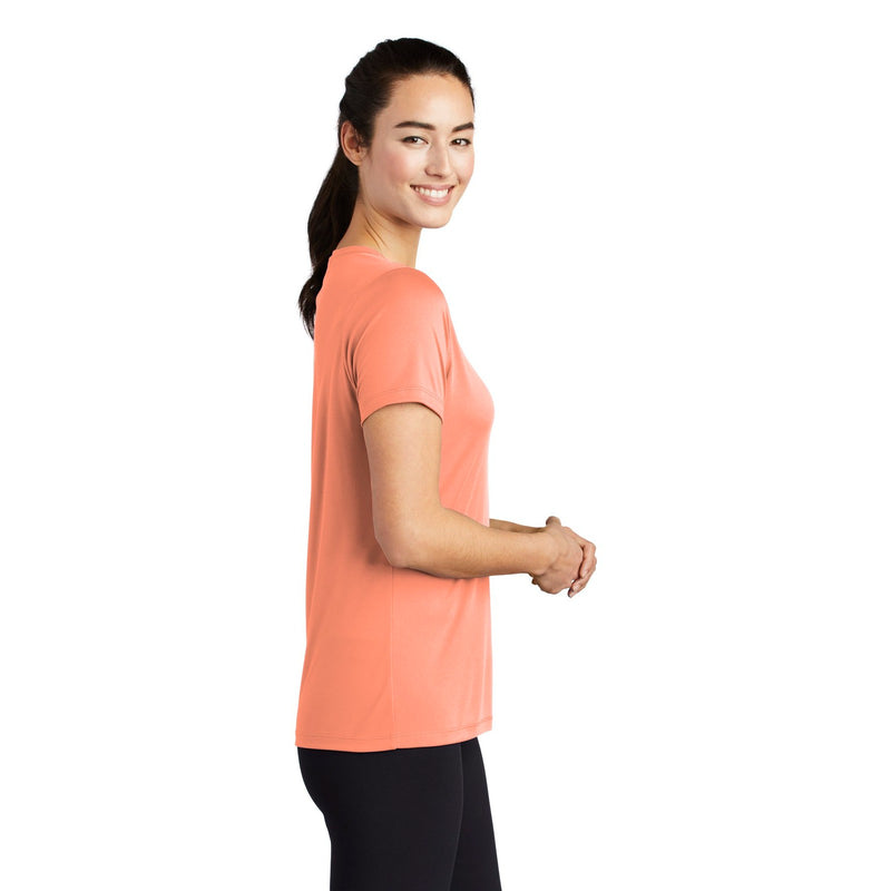 Sport-Tek Ladies Posi-UV Pro Scoop Neck Tee. LST420