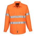 Prime Mover Hi-Vis Lightweight Long Sleeve Shirt with Tape