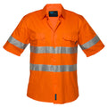 Prime Mover Hi-Vis Lightweight Short Sleeve Shirt with Tape