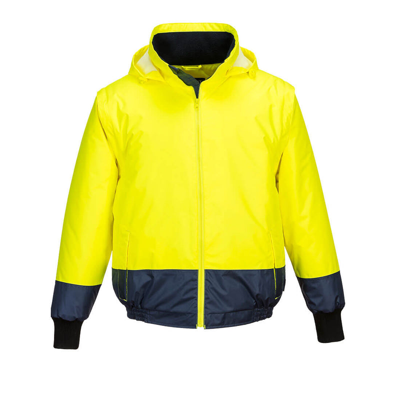 Portwest Hi-Vis Essential 2-in-1 Bomber Jacket