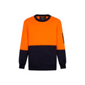 Prime Mover Crew Neck Single Brush Fleece Jumper