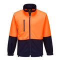 Prime Mover Water Repellent Brush Fleece Jacket