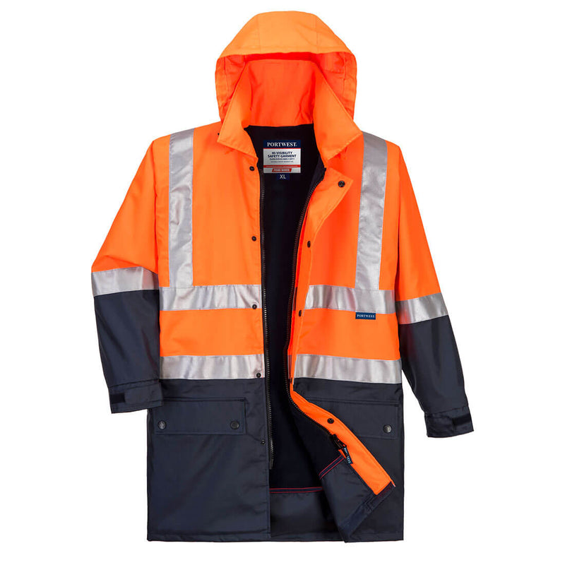 Prime Mover Fleece Lined Rain Jacket with Tape