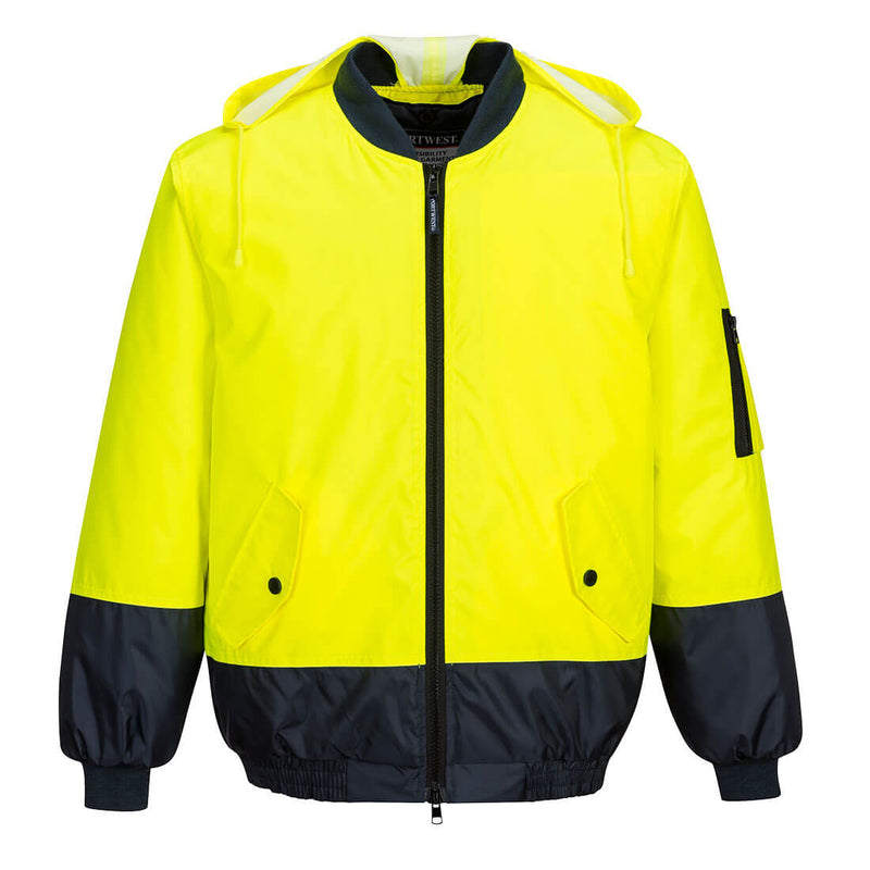 Prime Mover Hi-Vis Bomber Jacket