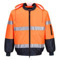 Prime Mover Hi-Vis Bomber Jacket with Tape