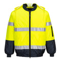 Prime Mover Hi-Vis Bomber Jacket with Tape