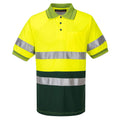 Prime Mover Short Sleeve Micro Mesh Polo with Tape