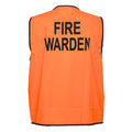 Prime Mover  Fire Warden Hi-Vis Vest Class D