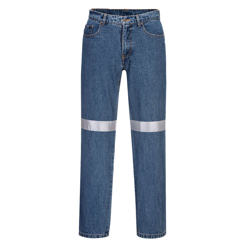 Prime Mover Denim Pants with Tape