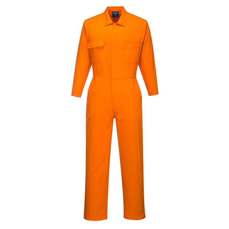 Prime Mover Lightweight Orange Coveralls