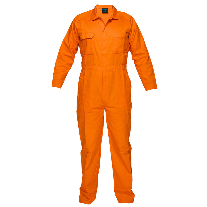 Prime Mover Lightweight Orange Coveralls