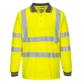 Portwest Hi-Vis Long Sleeved Polo